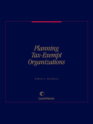 cover image of Planning Tax-Exempt Organizations